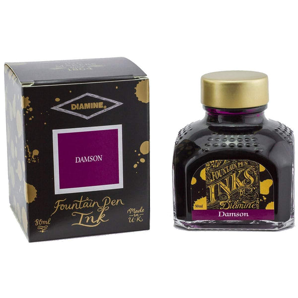 Diamine, Tintenglas, 80 ml, Damson-1