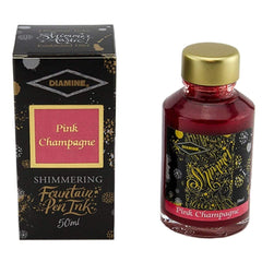 Diamine, Tintenglas Shimmering, 50 ml, Pink Champagne