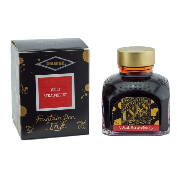 Diamine, Tintenglas, 80 ml, Wild Strawberry-1