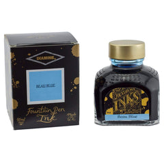 Diamine, Tintenglas Regular, 80 ml, Beau Blue