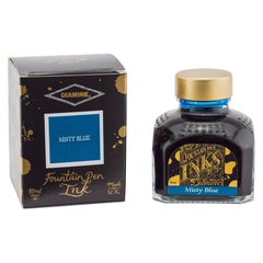 Diamine, Tintenglas Regular, 80 ml, Misty Blue