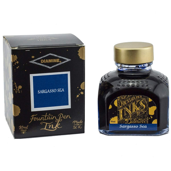 Diamine, Tintenglas, 80 ml, Sargasso Sea-1