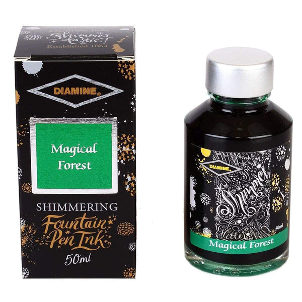 Diamine, Tintenglas, Shimmering 50 ml, Magical Forest-1