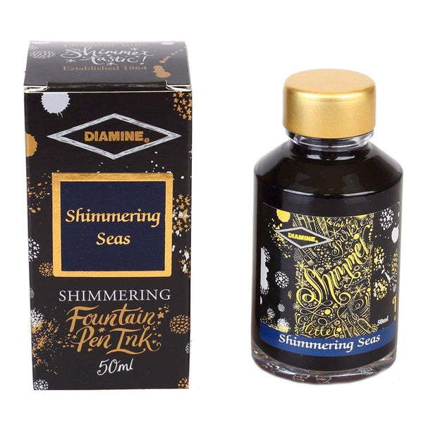 Diamine, Tintenglas Shimmering, 50 ml, Shimmering Seas