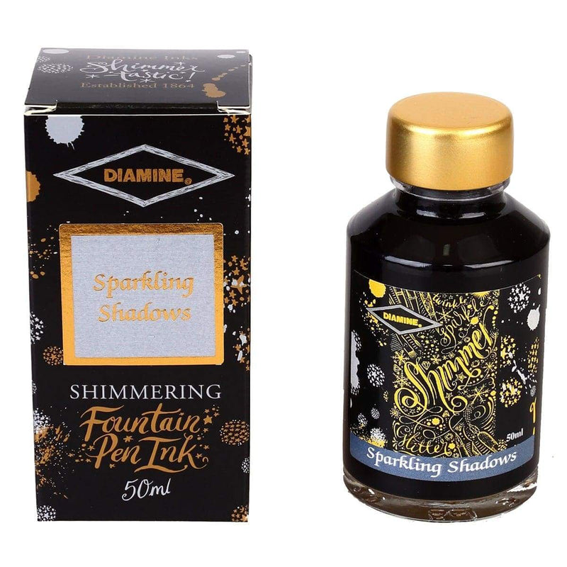 Diamine, Tintenglas, Shimmering 50 ml, Sparkling Shadows-1