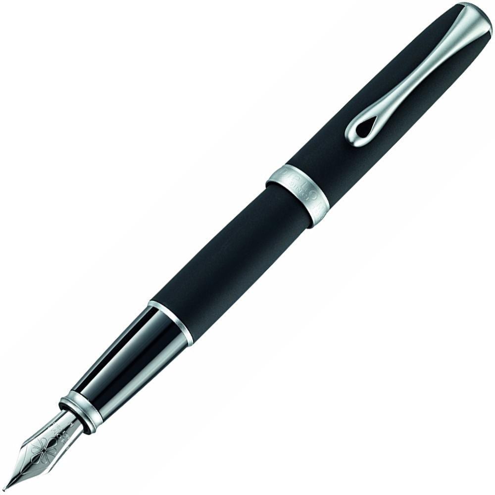 Diplomat, Füller, Excellence A2, lapis schwarz matt chrom-1