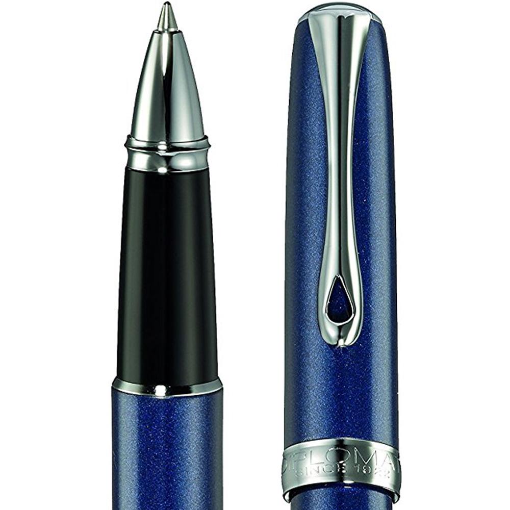Diplomat, Tintenroller, Excellence A2, Midnight blue chrom-2