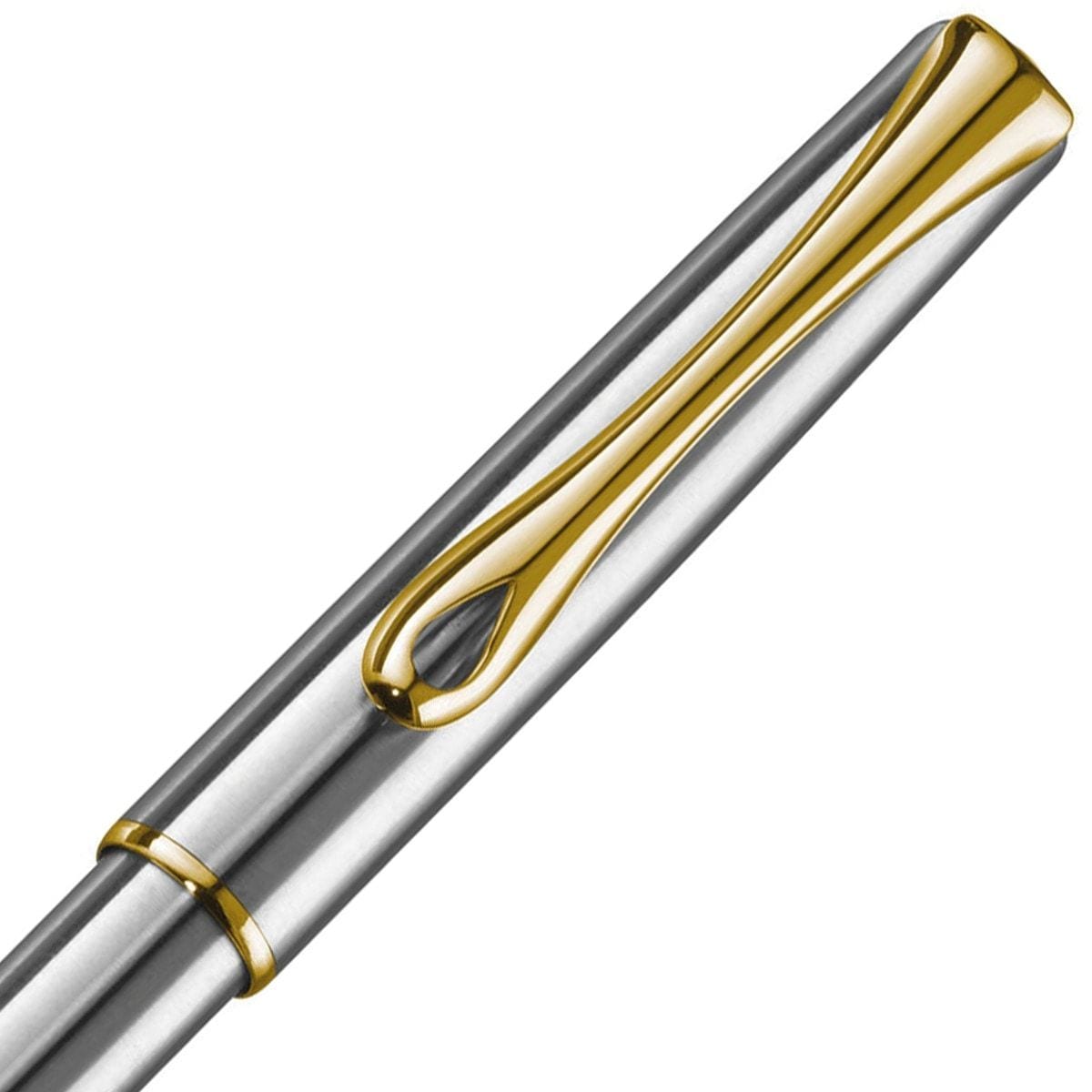 Diplomat, Bleistift, Traveller Edelstahl vergoldet-3