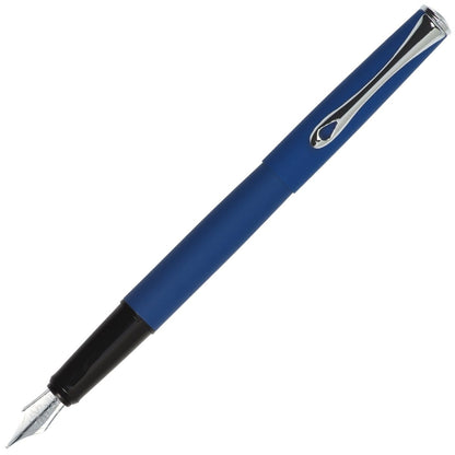 Diplomat, Füller, Esteem blau matt, Edelstahlfeder-1