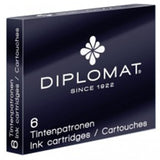 Diplomat, Tintenpatronen, schwarz 6 Stück Packung-1