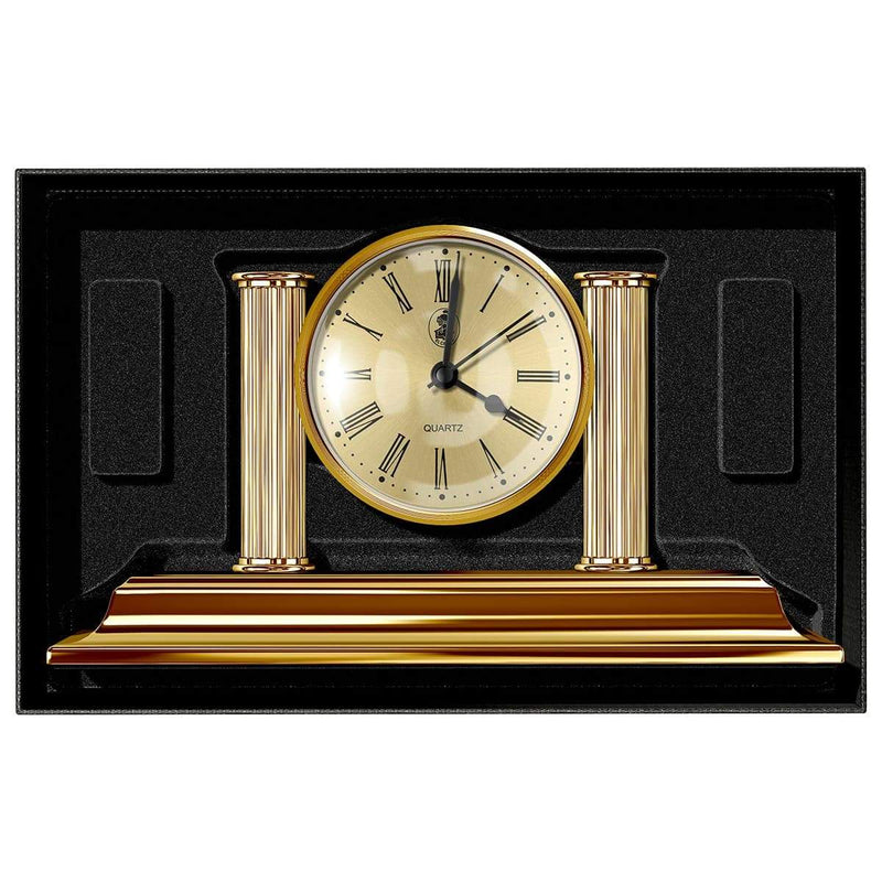 El Casco, Uhr, mit Stiftablage, 23 Karat vergoldet-7