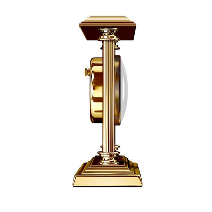 El Casco, Kamin-Uhr, 23 Karat vergoldet-7