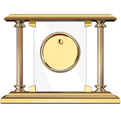 El Casco, Kamin-Uhr, 23 Karat vergoldet-5