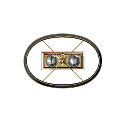 El Casco, Schreibtischlampe, 23 Karat vergoldet-7