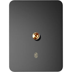 El Casco, Ablageschale Schwarz & 23 Karat, Abdeckung für M-673, schwarz