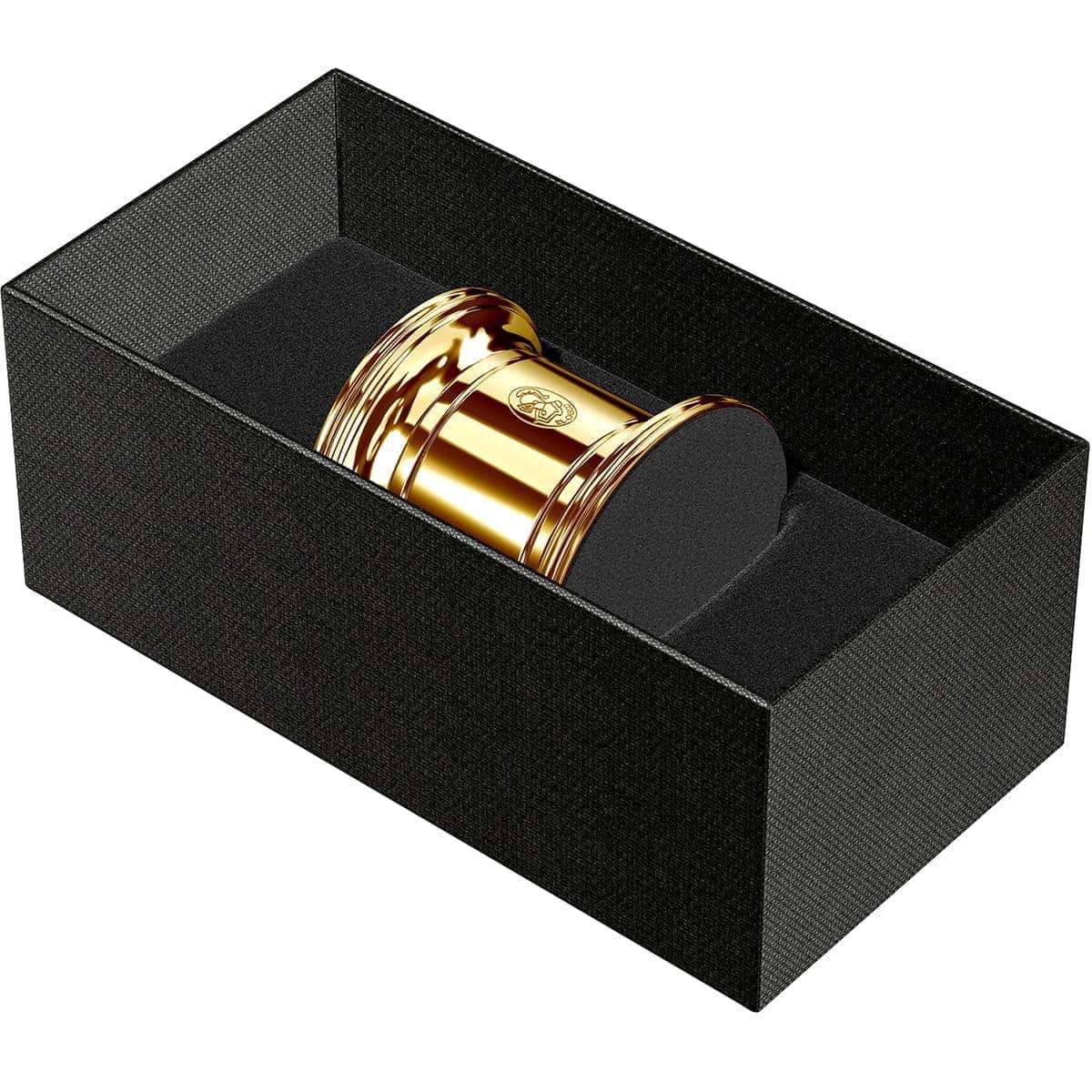 El Casco, Klammerspender, 23 Karat vergoldet, mag.-5