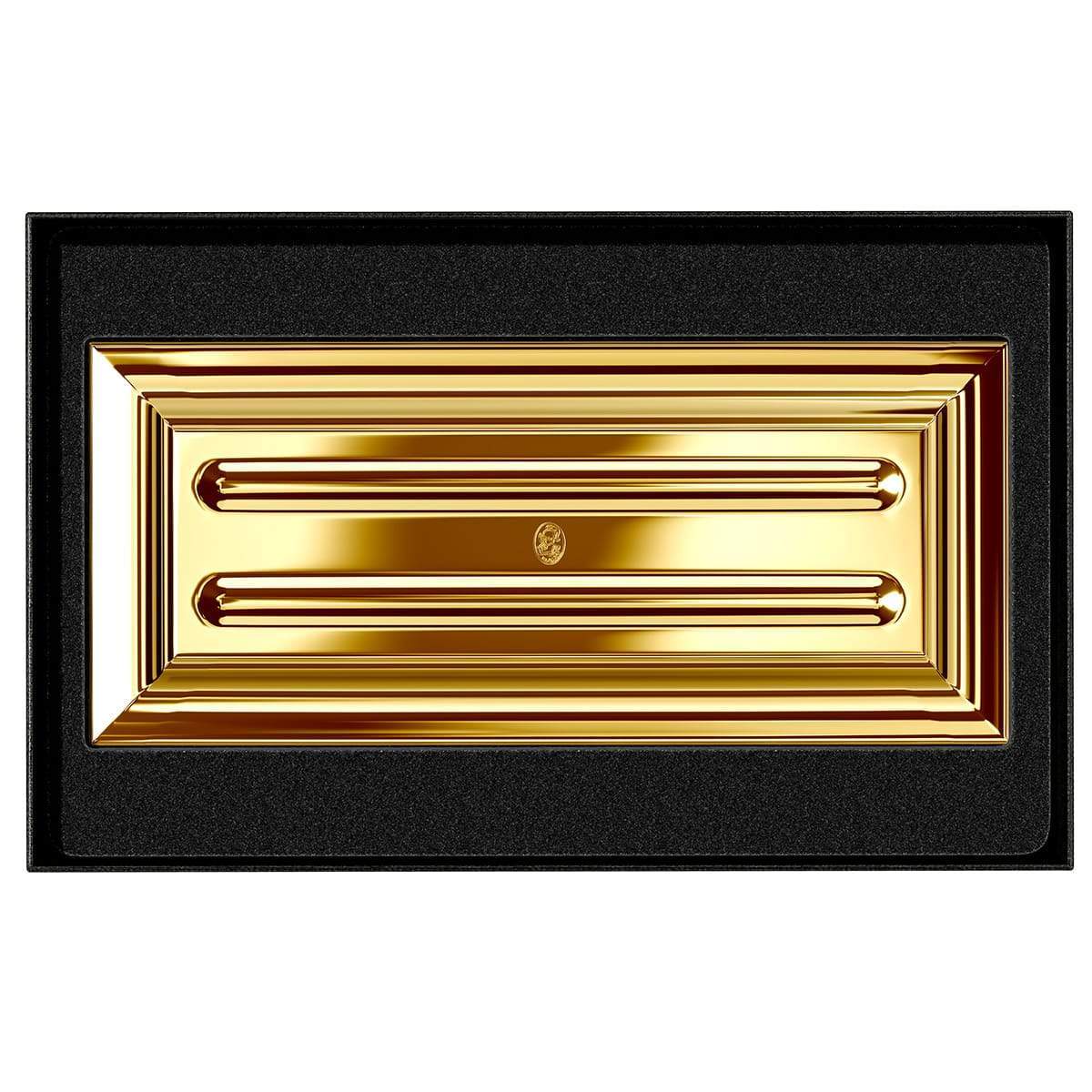 El Casco, Schreibgeräteschale, 23 Karat vergoldet-6