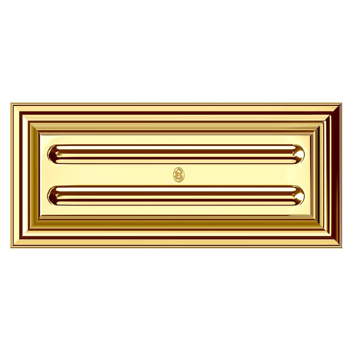 El Casco, Schreibgeräteschale, 23 Karat vergoldet-3
