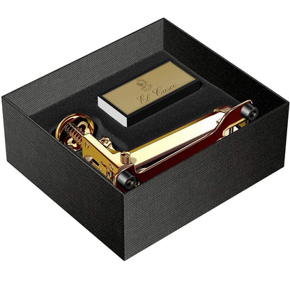 El Casco, Tischhefter, 23 Karat vergoldet, gross-10