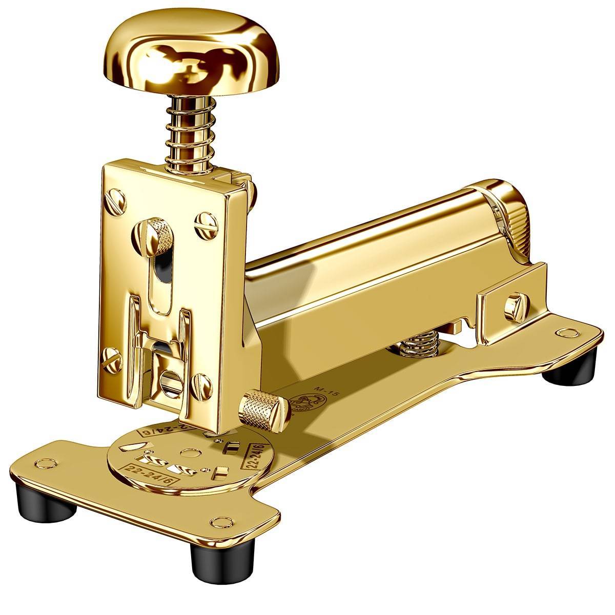 El Casco, Tischhefter, 23 Karat vergoldet, gross-1