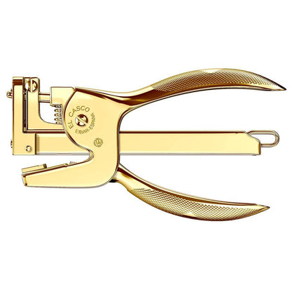 El Casco, Heftzange, 23 Karat vergoldet-4