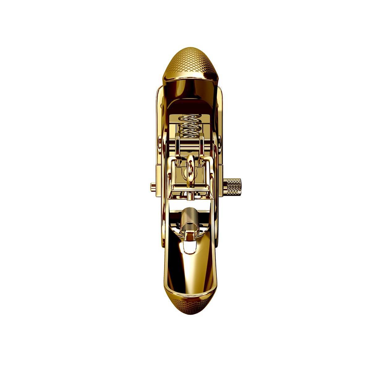 El Casco, Heftzange, 23 Karat vergoldet-7