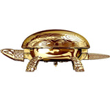 El Casco, Schildkröte, Tischglocke, 23 Karat vergoldet-5