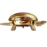 El Casco, Schildkröte, Tischglocke, 23 Karat vergoldet-4