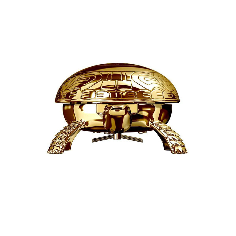 El Casco, Schildkröte, Tischglocke, 23 Karat vergoldet-6