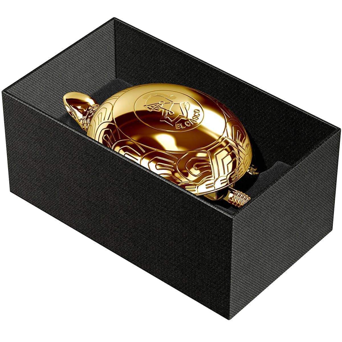 El Casco, Schildkröte, Tischglocke, 23 Karat vergoldet-9