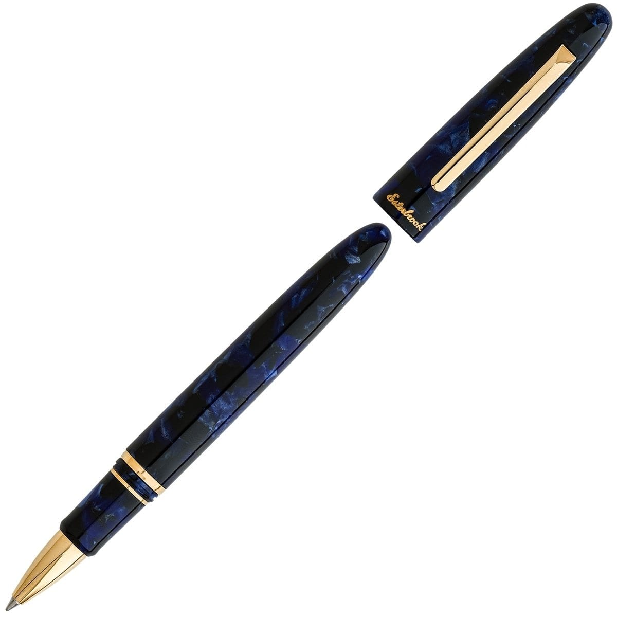 Esterbrook, Tintenroller, Estie, Blau, Gold-1