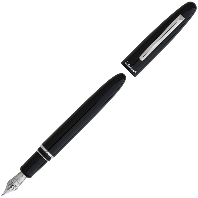 Esterbrook, Füller, Estie, Schwarz, Chrom-1