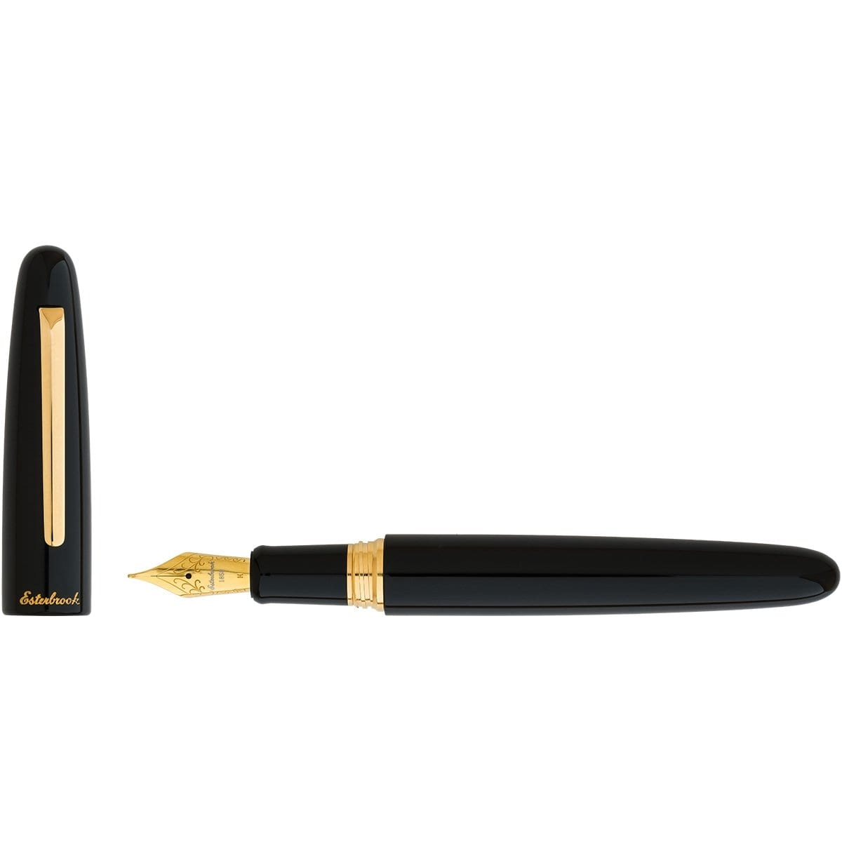 Esterbrook, Füller, Estie, Schwarz, Gold-5