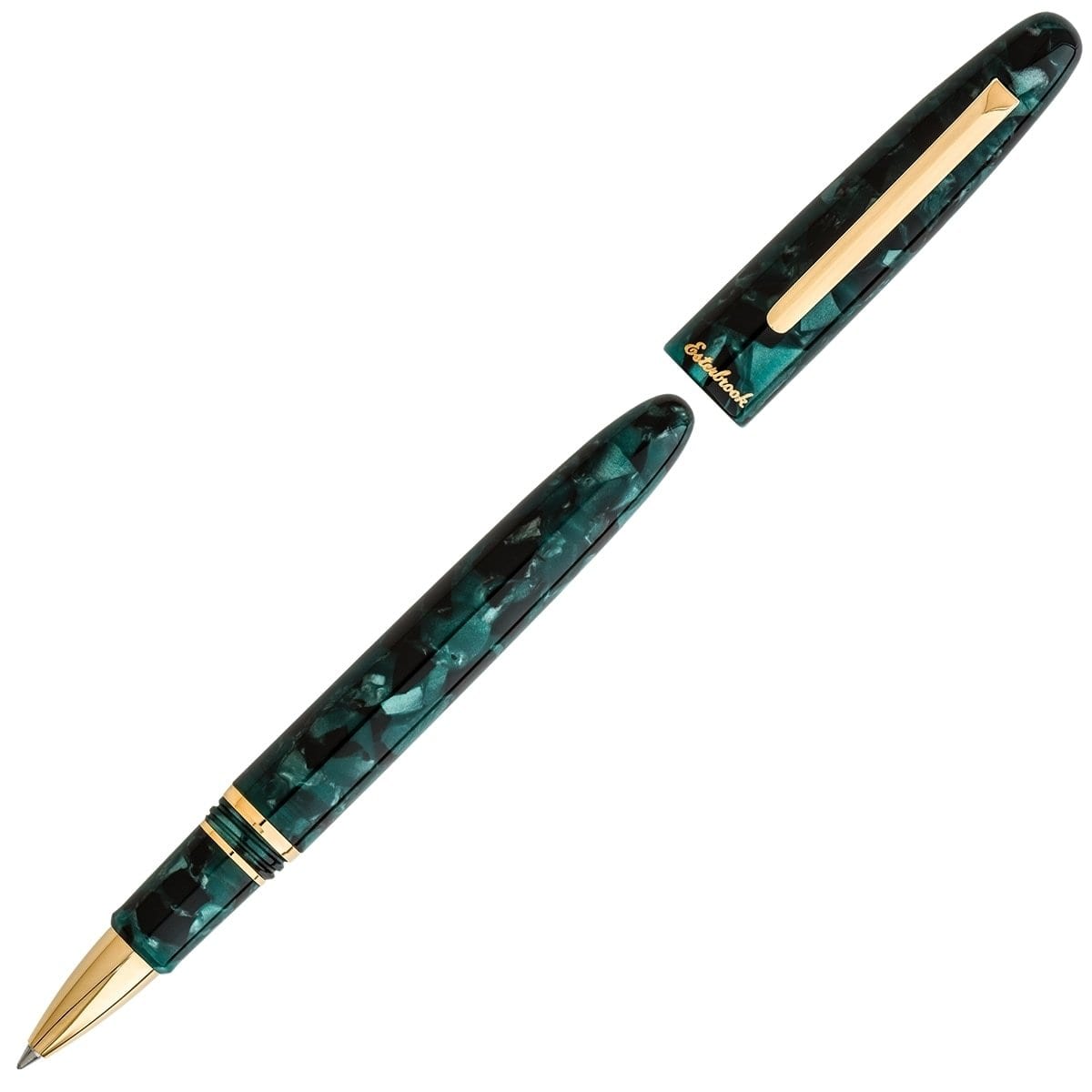 Esterbrook, Tintenroller, Estie, Grün, Gold-1
