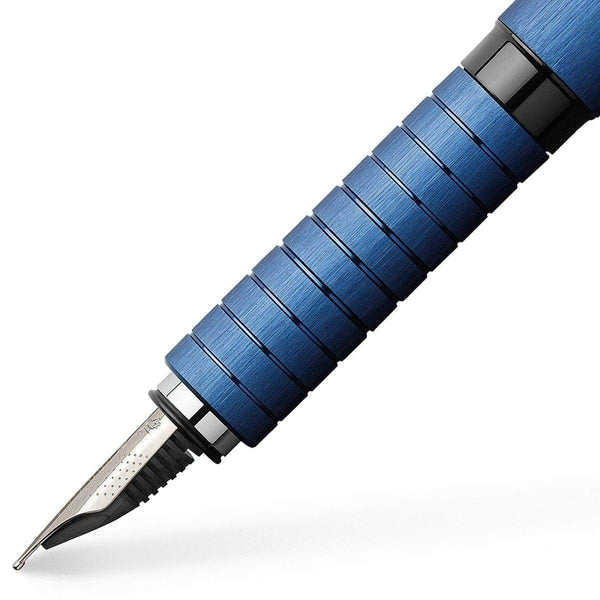 Faber-Castell, Füller, Essentio, Aluminium Blau-2