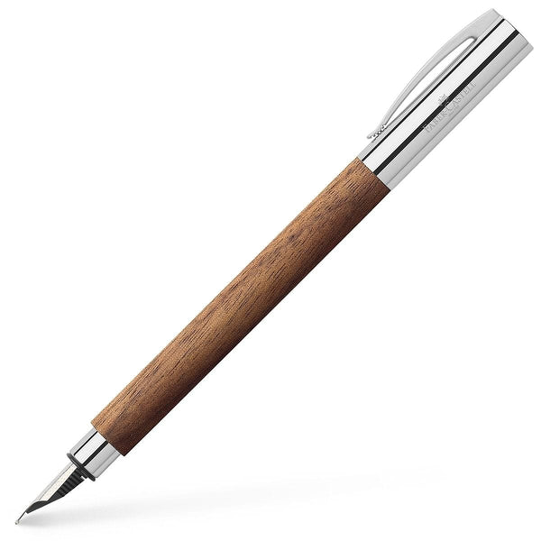 Faber-Castell, stylo plume Ambition, noyer