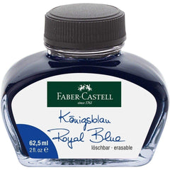 Faber-Castell, Tintenglas, löschbar, 62,5 ml, Königsblau