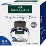 Faber-Castell, Tintenglas, Refills, Königsblau löschbar 30 ml-2