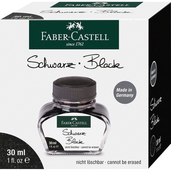 Faber-Castell, Tintenglas, Refills, Schwarz 30 ml-2