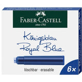 Faber-Castell, Tintenpatrone, Refills, Standard Königsblau 6er-1