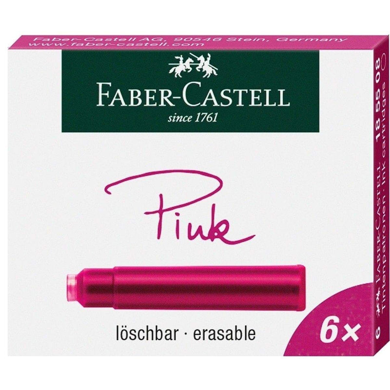 Faber-Castell, Tintenpatrone, Refills, Standard Pink 6er-1