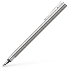 Faber-Castell, Füller Neo, glänzend, Slim Edelstahl