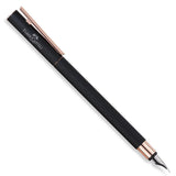 Faber-Castell, Füller, Neo, Slim Schwarz, Rosé-5
