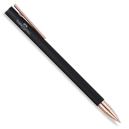 Faber-Castell, Tintenroller, Neo, Slim Metall Schwarz-Rose-5