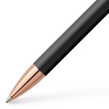 Faber-Castell, Kugelschreiber, Neo, Slim Metall Schwarz-Rosé-2