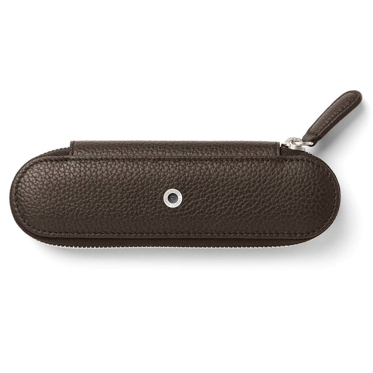 Graf von Faber-Castell, Stifteetui, 2er Cashmere, Dunkelbraun-1