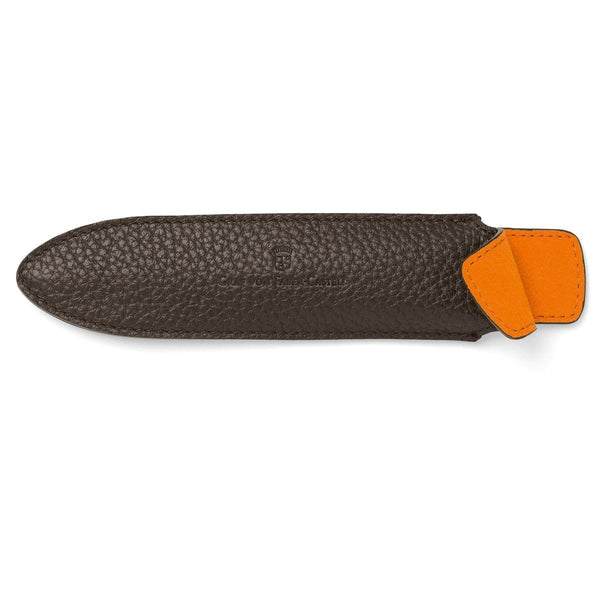 Graf von Faber-Castell, Stifteetui Cashmere, für 1 Schreibgerät kurz, dunkelbraun