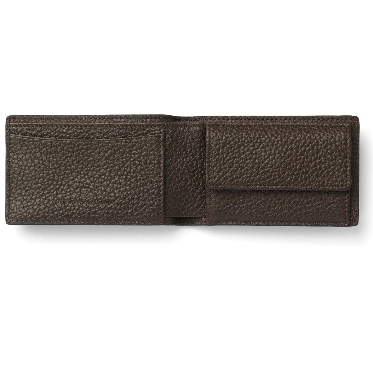 Graf von Faber-Castell, Geldbörse, klein Cashmere, Dunkelbraun-1