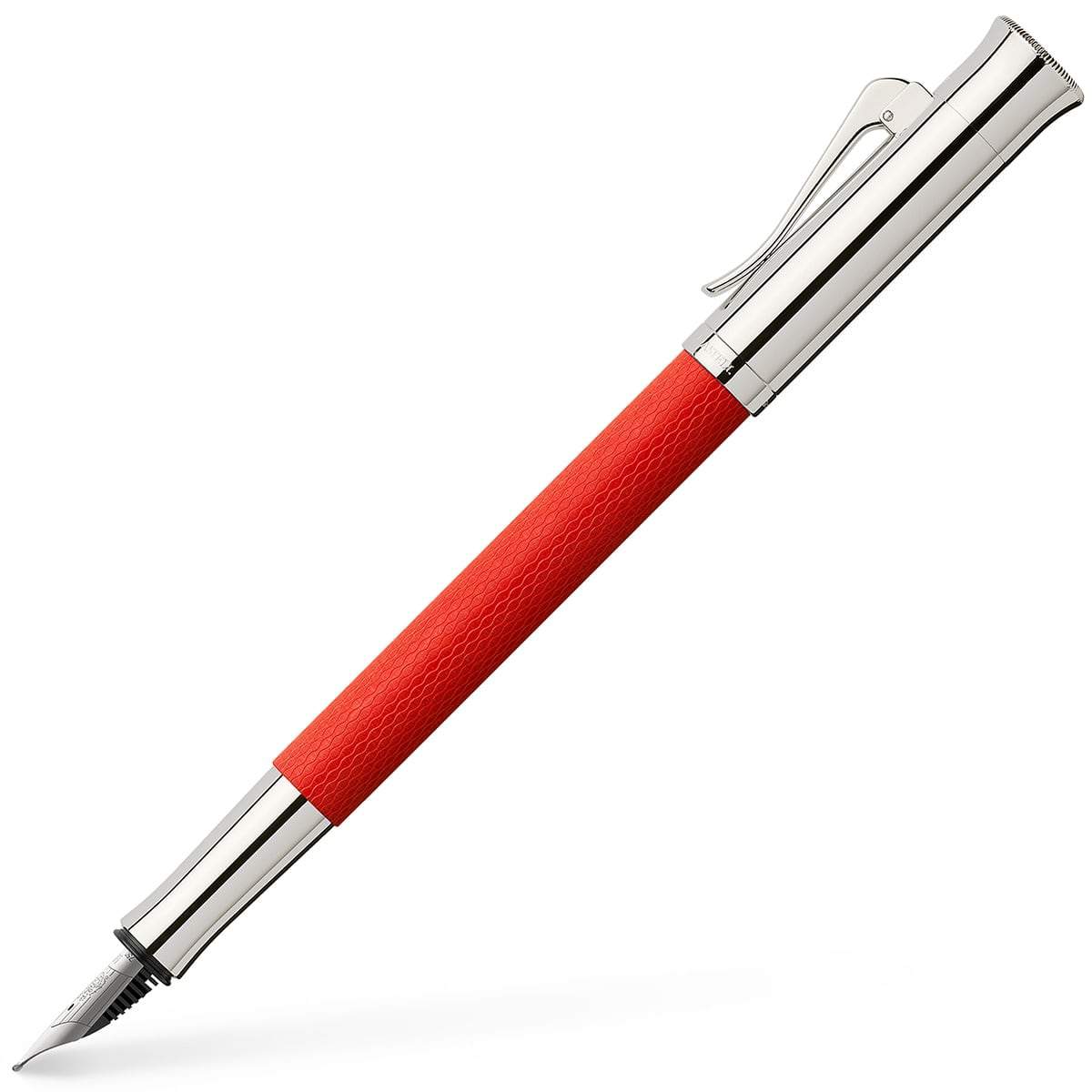 Graf von Faber-Castell, Füller, Guilloche India Red, Rot-1