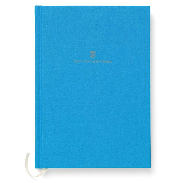 Graf von Faber-Castell, Notizbuch, A5 mit Leineneinband, Gulf Blue